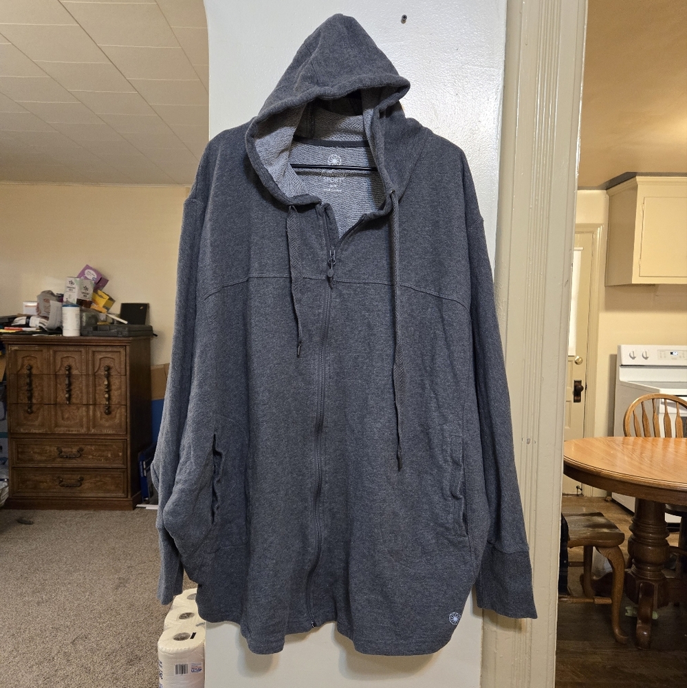 Full Beauty Sport grey full zip up style hoodie size 26/28 in great condition